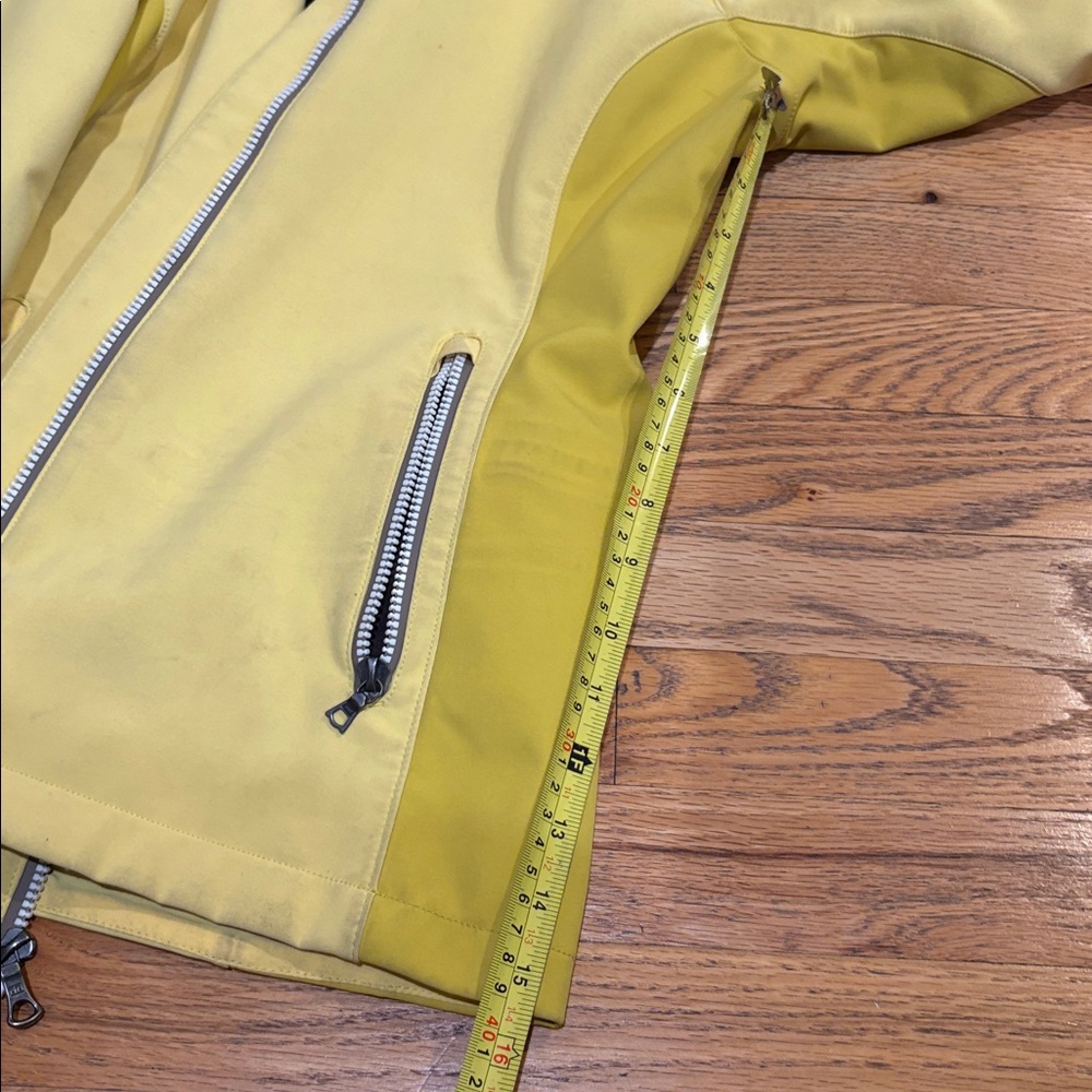 Yellow Marmot lightweight ski jacket removable hood women’s L - Picture 10 of 10